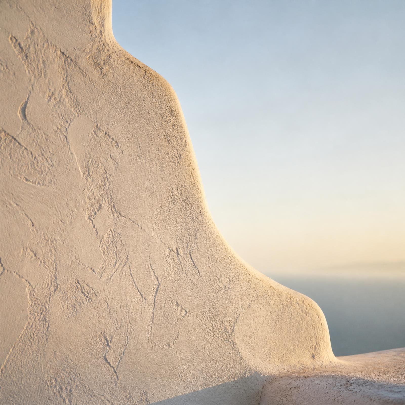 Lime-washed plaster and daylight — a material study
